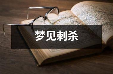 <h3>梦见刺杀