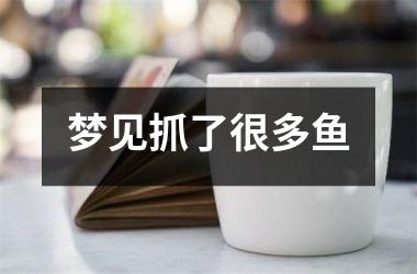 <h3>梦见抓了很多鱼