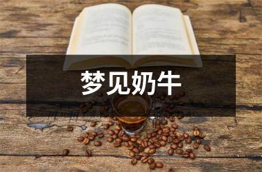 <h3>梦见奶牛