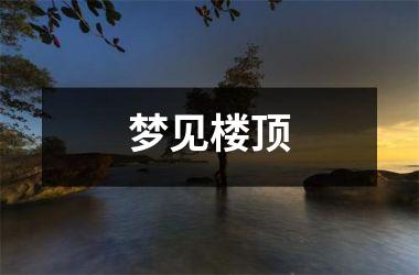 <h3>梦见楼顶