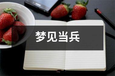<h3>梦见当兵