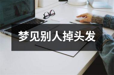 <h3>梦见别人掉头发