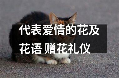 <h3>代表爱情的花及花语 赠花礼仪