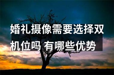 <h3>婚礼摄像需要选择双机位吗 有哪些优势
