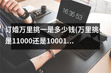 <h3>订婚万里挑一是多少钱(万里挑一是11000还是10001块)