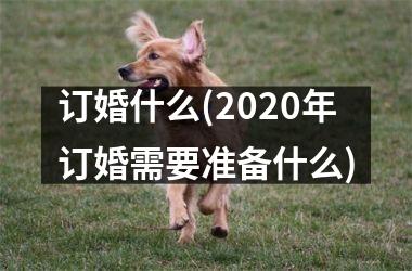 <h3>订婚什么(2025年订婚需要准备什么)