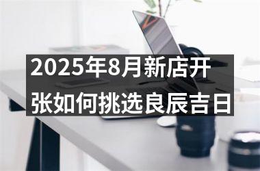 <h3>2025年8月新店开张如何挑选良辰吉日