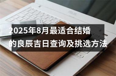 2025年8月最适合结婚的良辰吉日查询及挑选方法