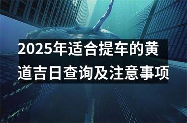 <h3>2025年适合提车的黄道吉日查询及注意事项