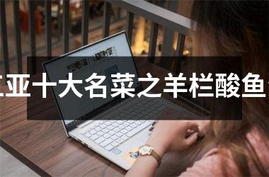 <h3>三亚十大名菜之羊栏酸鱼汤