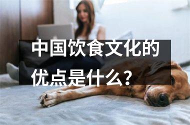 <h3>饮食文化的优点是什么？