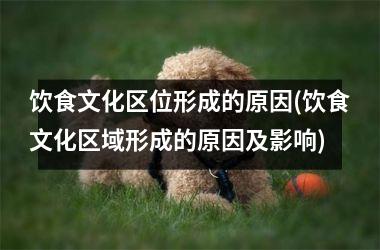 饮食文化区位形成的原因(饮食文化区域形成的原因及影响)