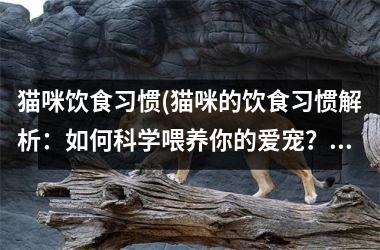 猫咪饮食习惯(猫咪的饮食习惯解析：如何科学喂养你的爱宠？)