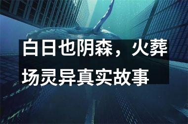 <h3>白日也阴森，火葬场灵异真实故事