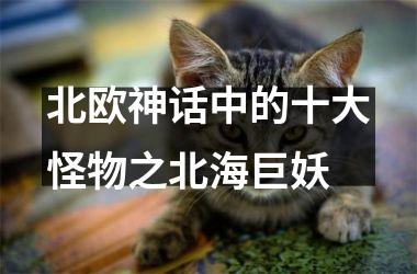 <h3>北欧神话中的十大怪物之北海巨妖