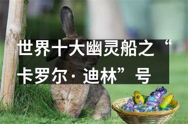 世界十大幽灵船之“卡罗尔· 迪林”号