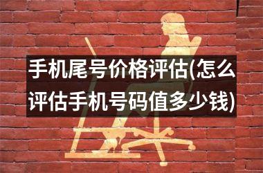 <h3>手机尾号价格评估(怎么评估手机号码值多少钱)