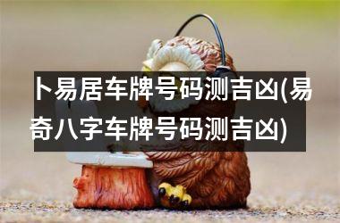 <h3>卜易居车牌号码测吉凶(易奇八字车牌号码测吉凶)