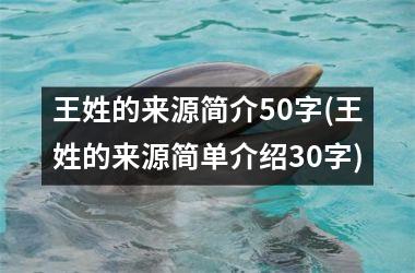 王姓的来源简介50字(王姓的来源简单介绍30字)