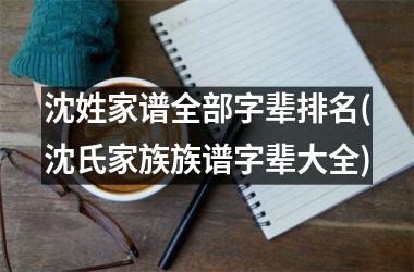 <h3>沈姓家谱全部字辈排名(沈氏家族族谱字辈大全)