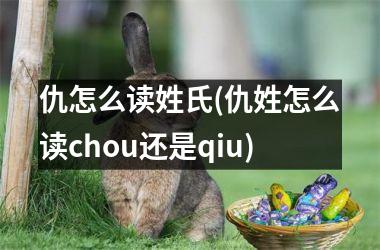 仇怎么读姓氏(仇姓怎么读chou还是qiu)