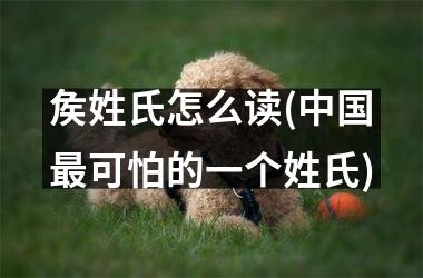 <h3>矦姓氏怎么读(最可怕的一个姓氏)