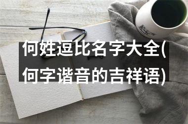 何姓逗比名字大全(何字谐音的吉祥语)