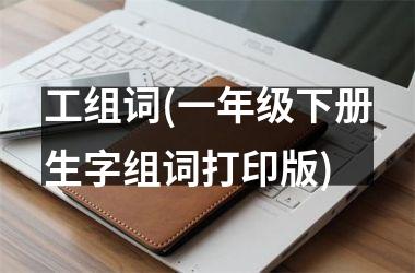 <h3>工组词(一年级下册生字组词打印版)