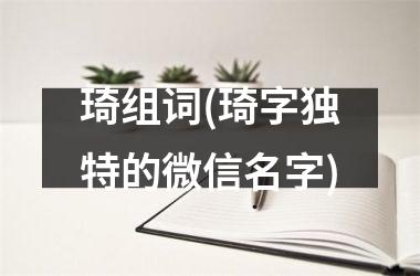 <h3>琦组词(琦字独特的微信名字)