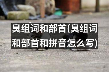 <h3>臭组词和部首(臭组词和部首和拼音怎么写)