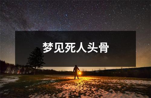 <h3>梦见死人头骨