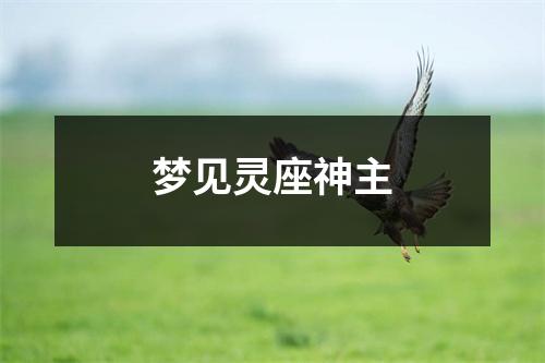 <h3>梦见灵座神主