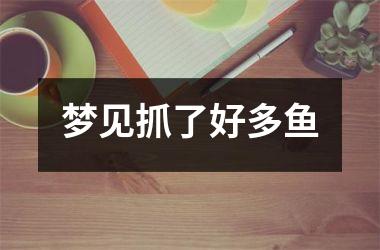 梦见抓了好多鱼
