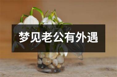 <h3>梦见老公有外遇