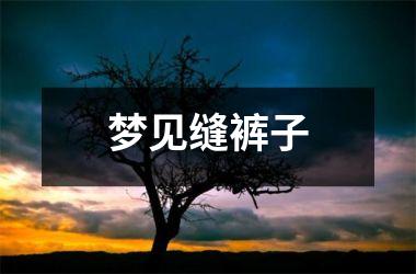 <h3>梦见缝裤子