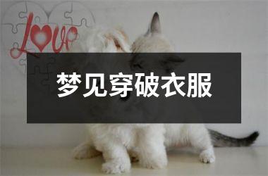 <h3>梦见穿破衣服