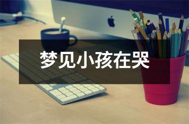 <h3>梦见小孩在哭