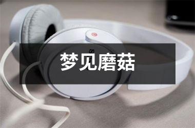 <h3>梦见磨菇