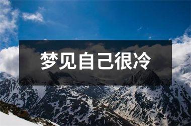 <h3>梦见自己很冷