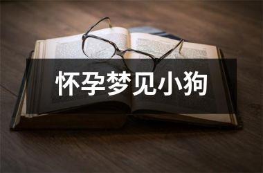 <h3>怀孕梦见小狗