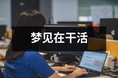 <h3>梦见在干活