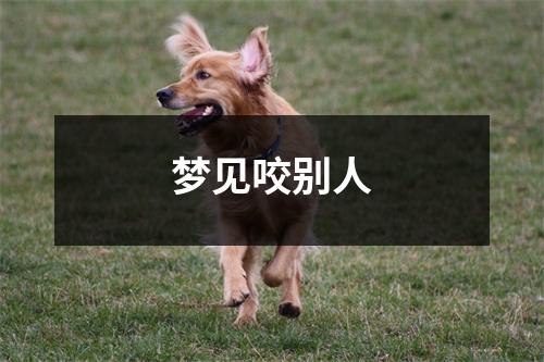 <h3>梦见咬别人