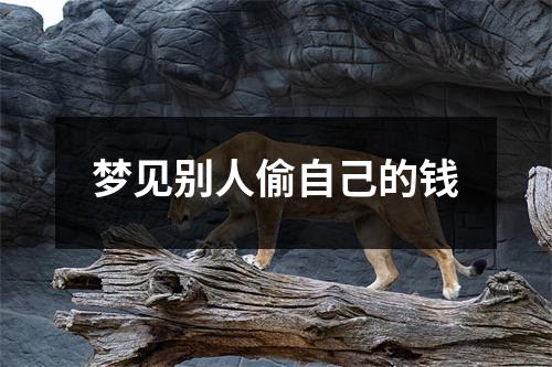 <h3>梦见别人偷自己的钱