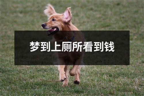 <h3>梦到上厕所看到钱
