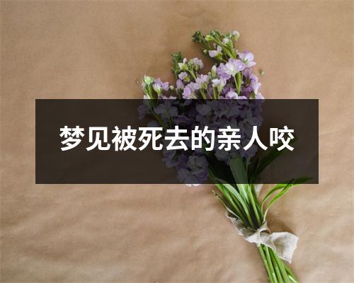 <h3>梦见被死去的亲人咬