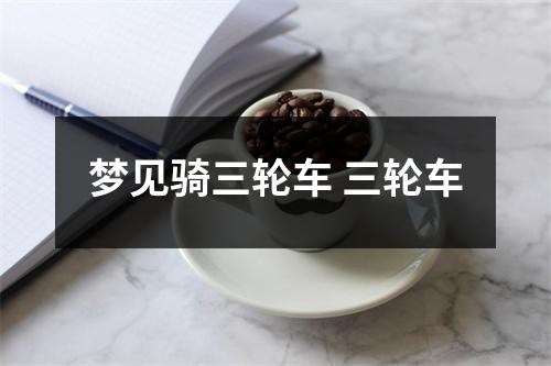 <h3>梦见骑三轮车三轮车