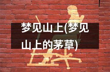 <h3>梦见山上(梦见山上的茅草)