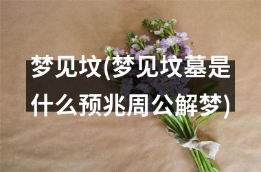 梦见坟(梦见坟墓是什么预兆周公解梦)