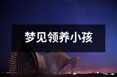 <h3>梦见领养小孩