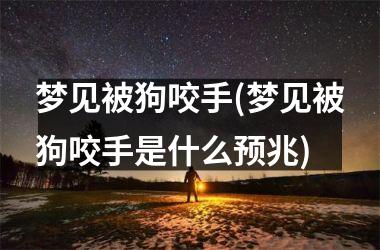 梦见被狗咬手(梦见被狗咬手是什么预兆)